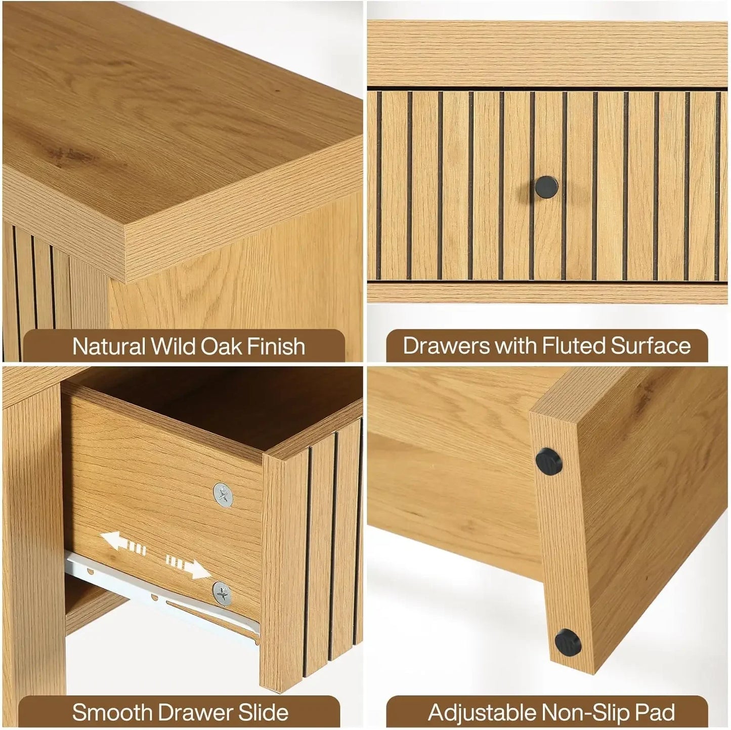 Wood Console Table with Drawers Long Entryway Table 70.9 Inch Sofa Table Oak Furniture with Open Storage Shelves Wooden Couch Table Foyer Tables for Living Room Hallway Entrance