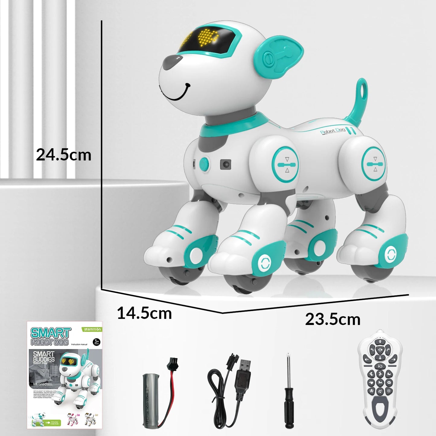 Hign Concerned Interactive Programmable Robot Dog Toy Kids