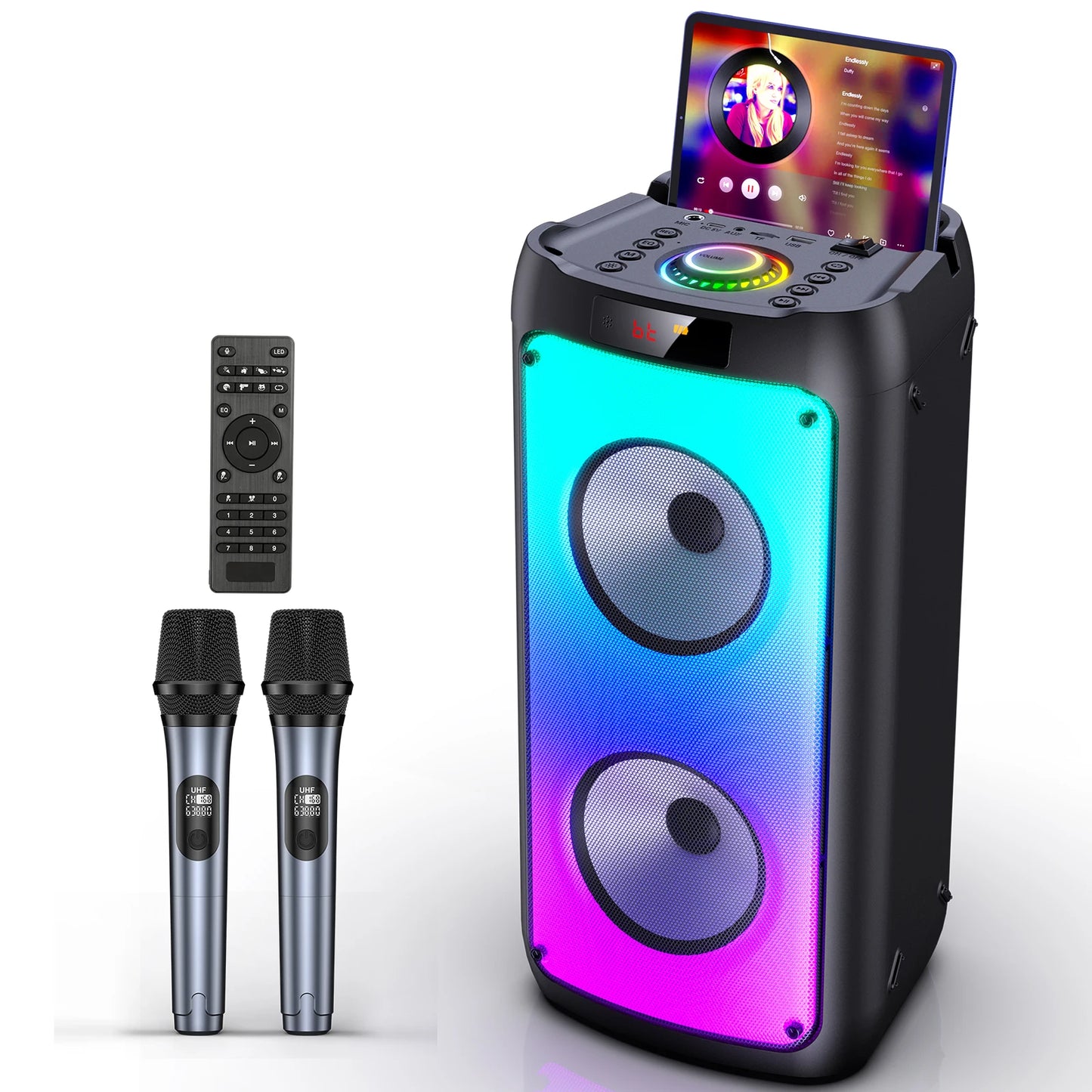 FanFun Wireless Karaoke Speaker With Bluetooth And LED