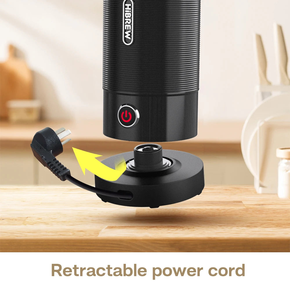 HiBREW M1A Electric Milk Frother Frothing Foamer Latte Maker