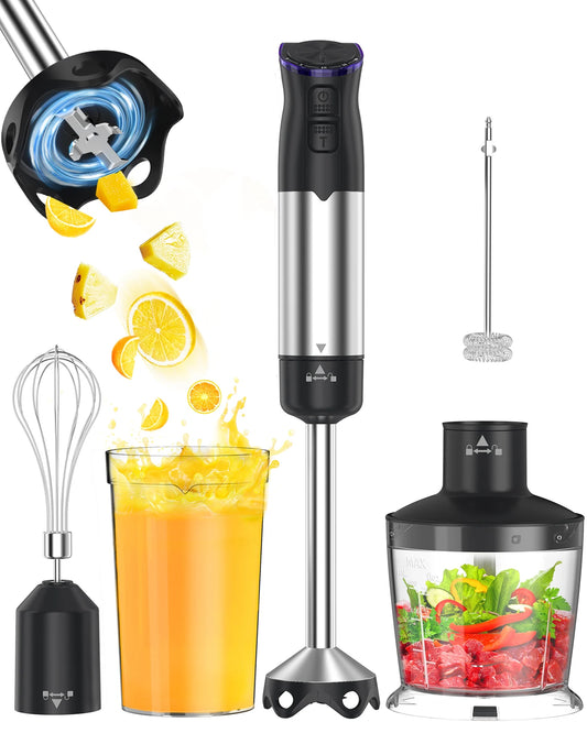 ZHIYU 1000W Immersion Handheld Blender 5 In 1 Kitchen