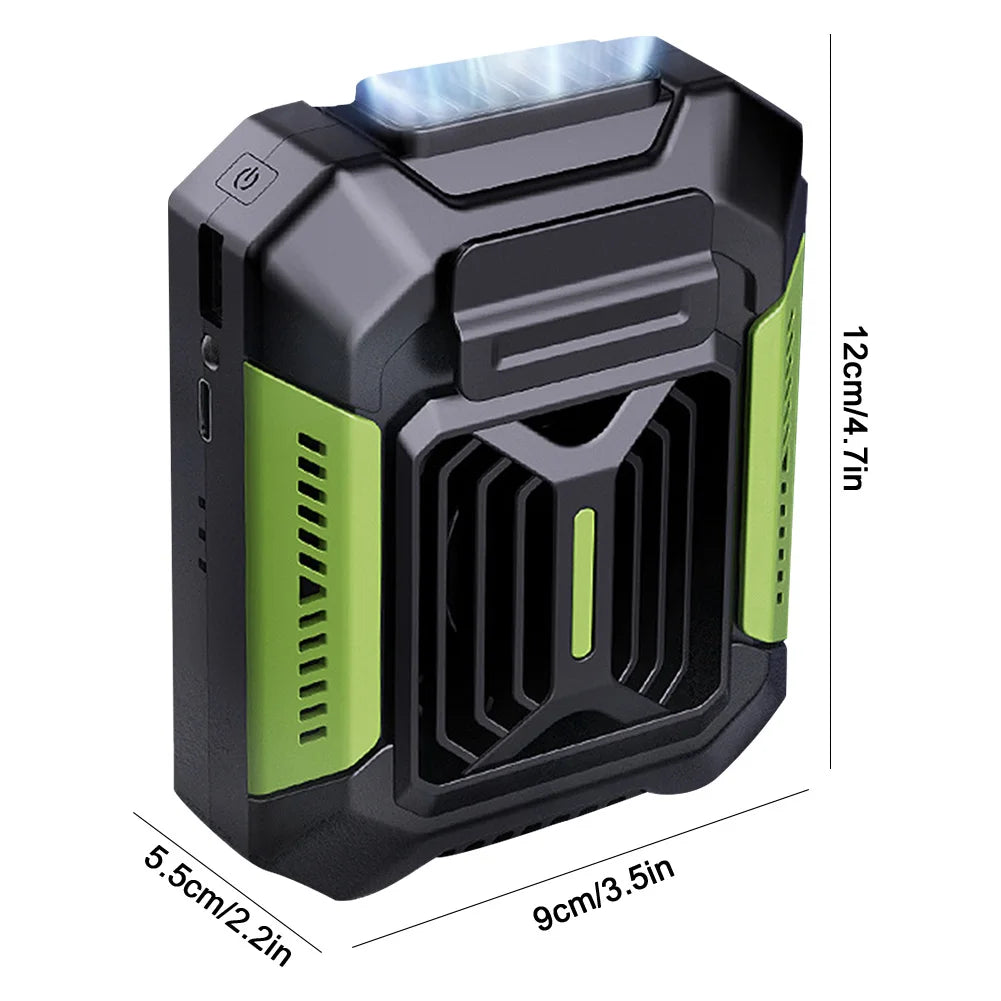 Happy Life Goods 25 Waist Clip Fan USB Rechargeable LED