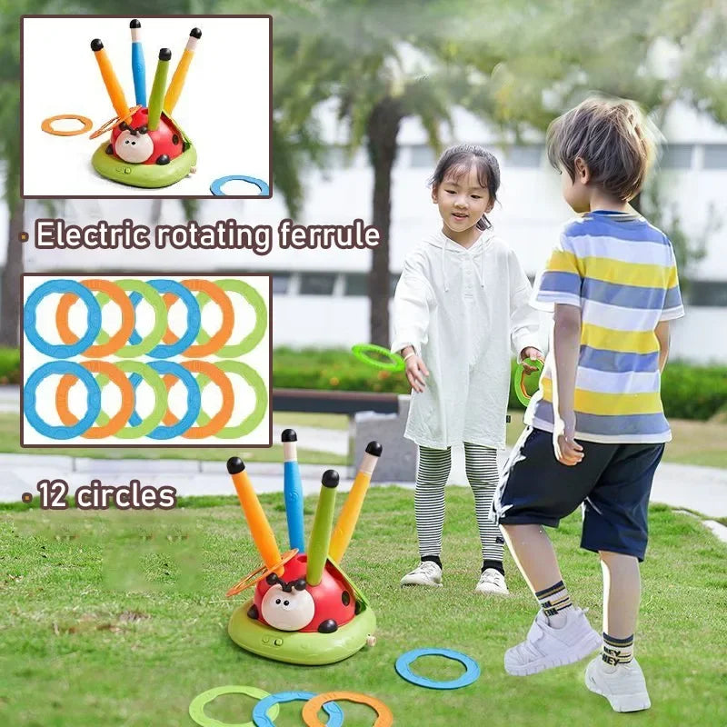 3 In 1 Kid Skipping Rope Machine Ferrule Game Adjustable Sport Machine Somatosensory Training Toy Indoor Outdoor Sport Equipment