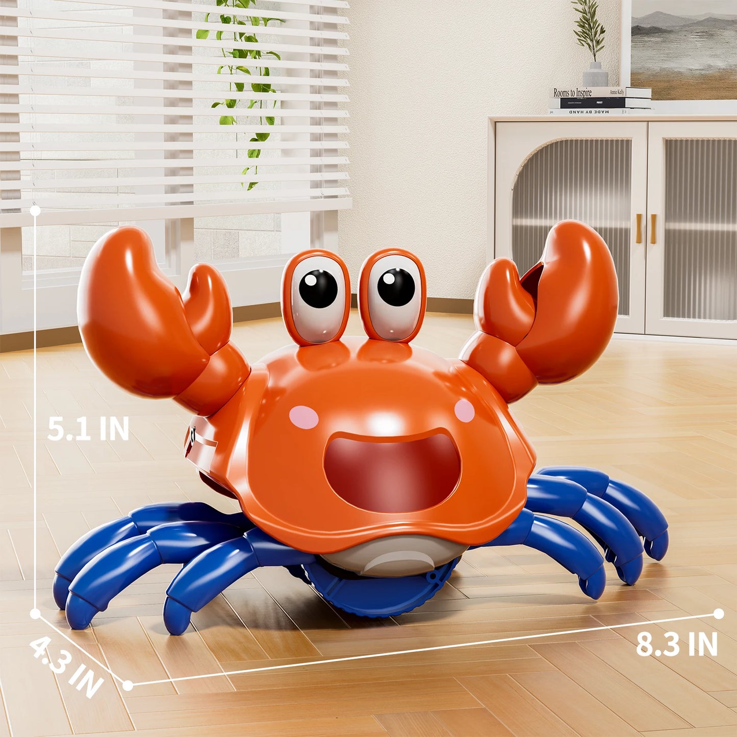 Crawling Crab Toy Dancing Moving Crab Toys for Kids Birthday Gifts