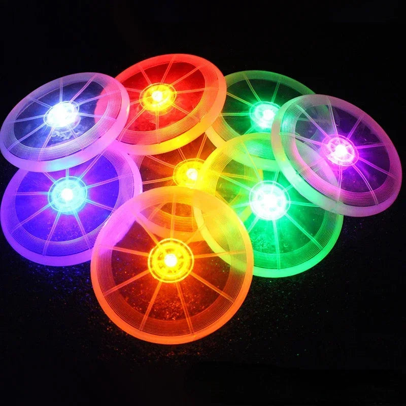 Pet Supplies LED Luminous Flying Disk Dog Toy Environmental Protection Material Dog Training Chew Toy