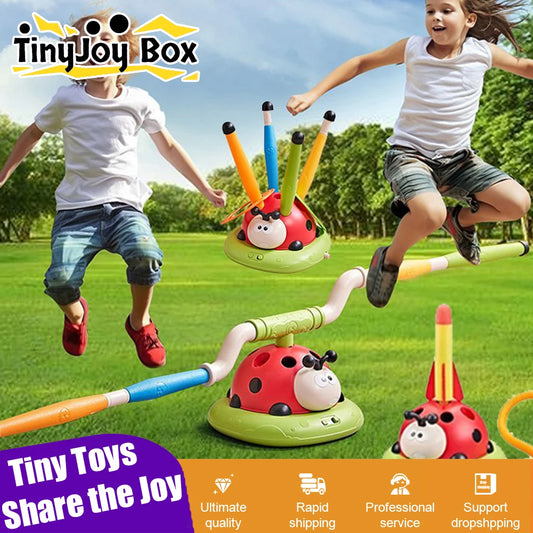 3 In 1 Kid Skipping Rope Machine Ferrule Game Adjustable Sport Machine Somatosensory Training Toy Indoor Outdoor Sport Equipment