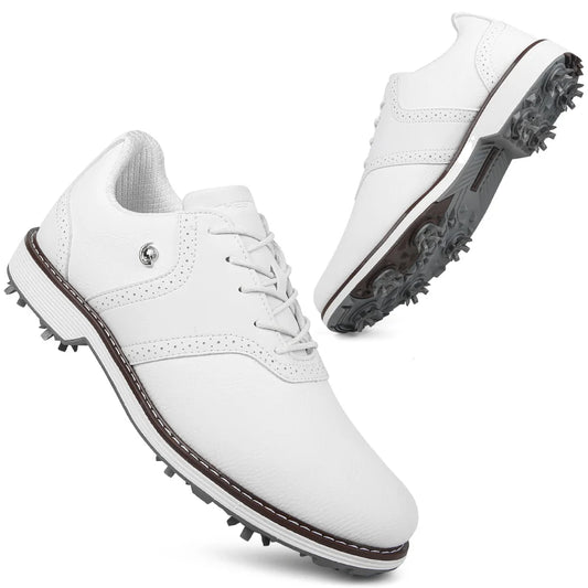 Lenox Men Golf Shoes Spikes Sneakers For Golfers Premium