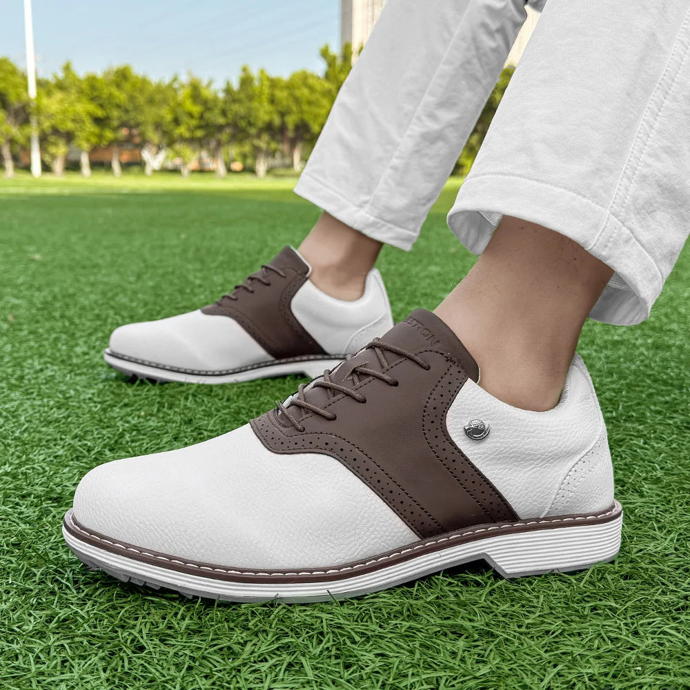 Lenox Classic Golf Shoes Men Professional Outdoor Footwear