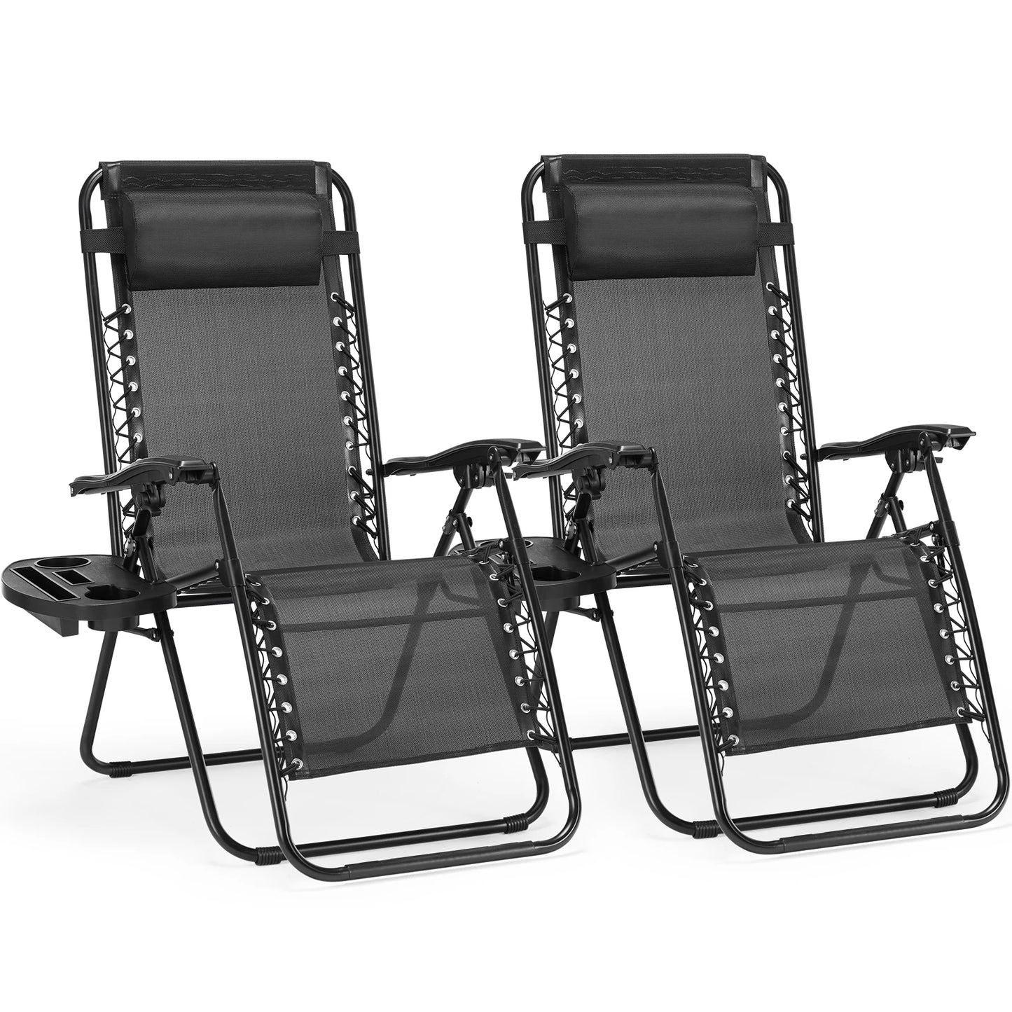JHK Zero Gravity Portable Recliner Camping Lounge Chair