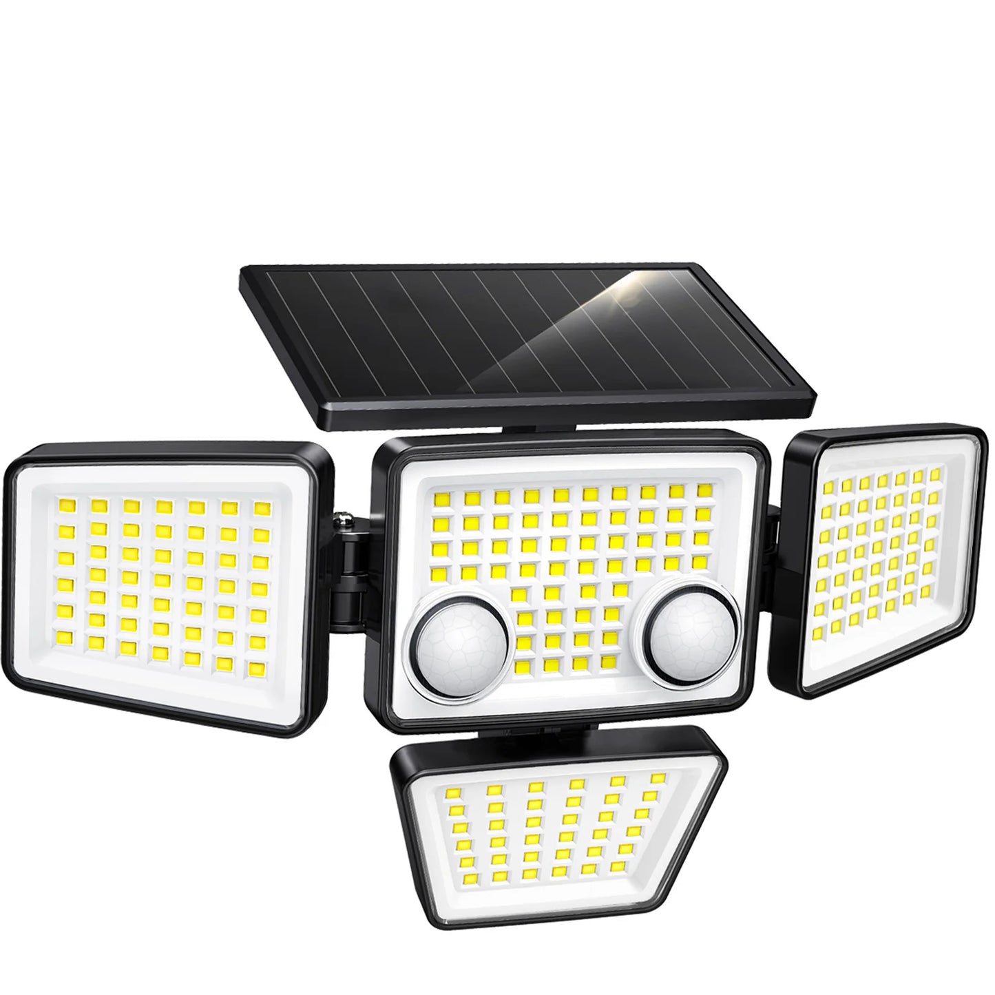 Solar Outdoor Motion Sensor Lights 3000LM 188 LED Flood Security Lights for Backyard Patio