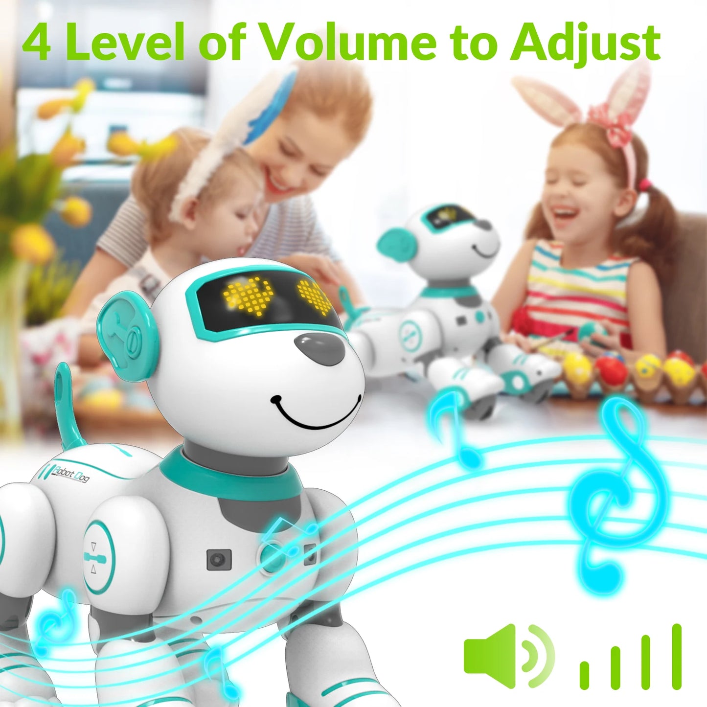 Hign Concerned Interactive Programmable Robot Dog Toy Kids