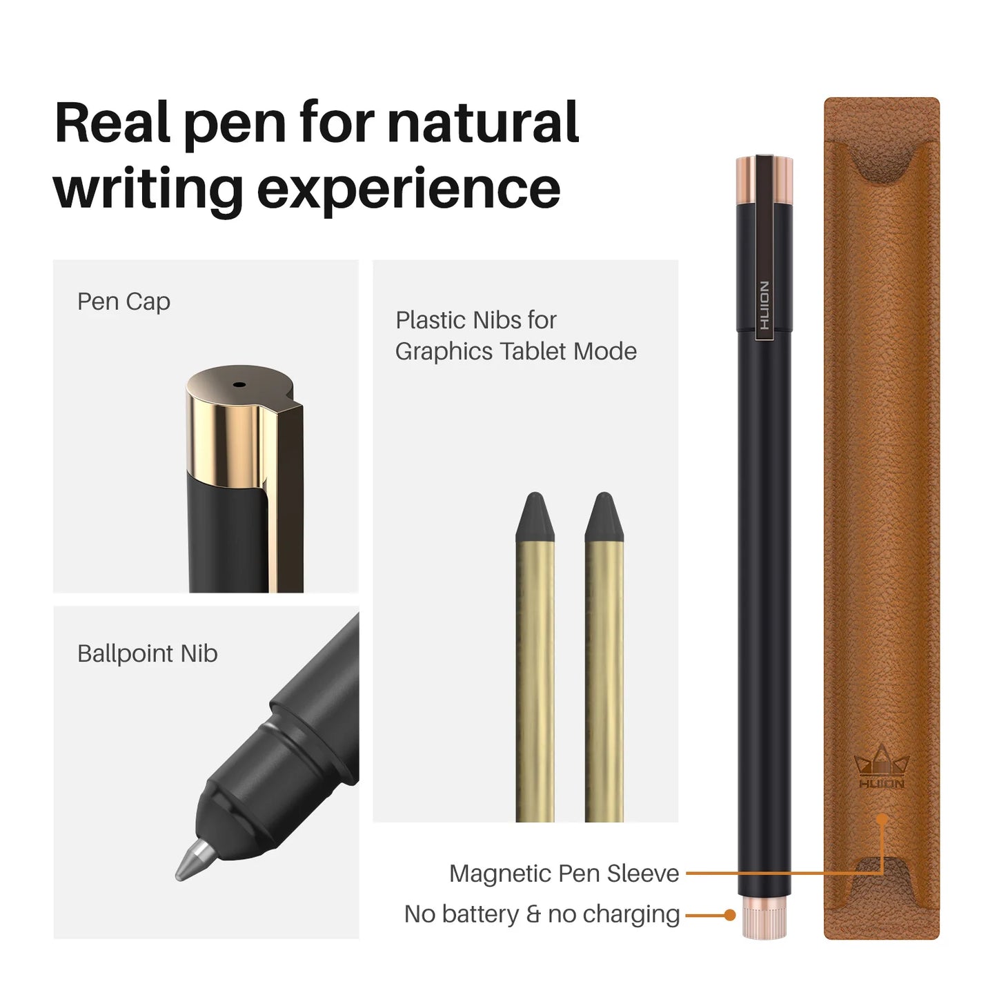 Huion Note Smart Notebook Writing Pad Digital Notepad Bluetooth 5.0 for Note Taking and Sketching for Android iOS Windows macOS Linux