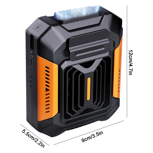 Happy Life Goods 25 Waist Clip Fan USB Rechargeable LED