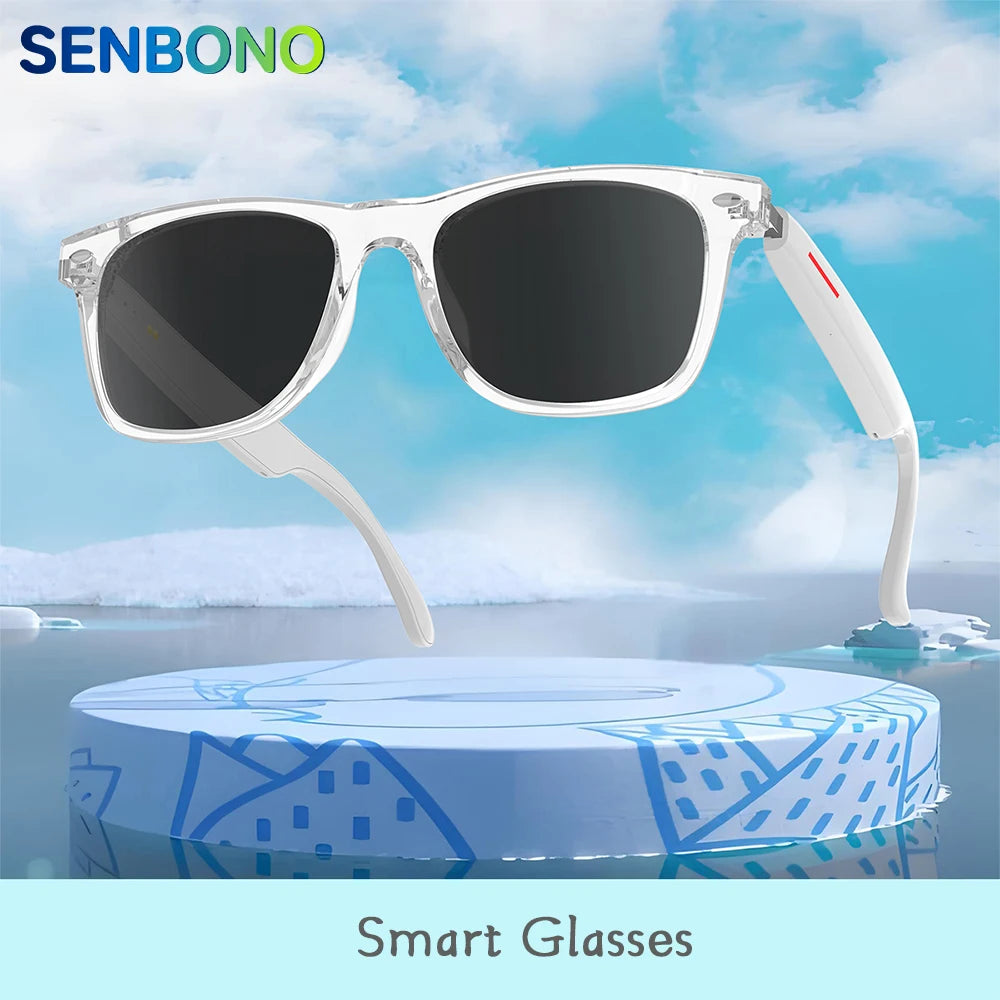 SENBONO Smart Wireless Bluetooth Glasses Music and Calls