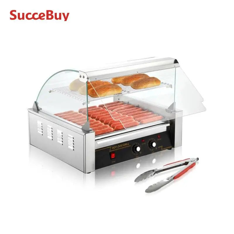 SucceBuy Hot Dog Roller Sausage Maker Barbecue Grill