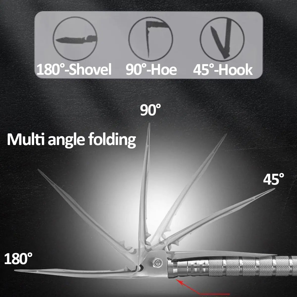 Multi Functional Detachable Foldable Military Electric Shovel Outdoor Survival Equipment Self Defense Tools Camping Accessories