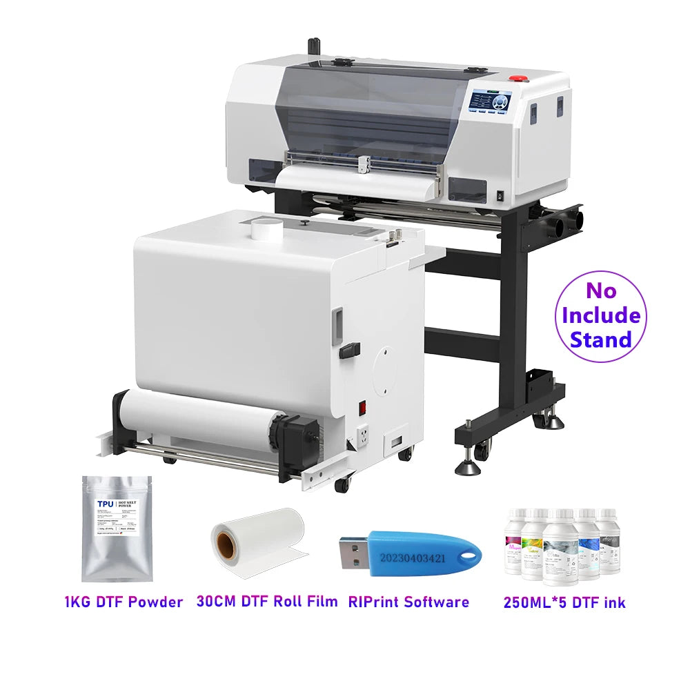 OYfame 33CM A3 DTF Printer for Epson XP600 Direct to Film T-Shirt Printing Machine with DTF Shaking Machine