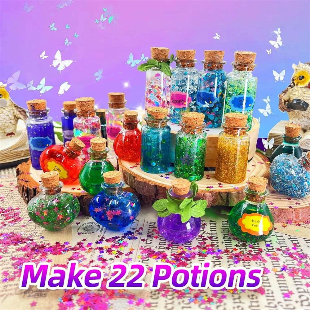Fairy Potion Kit 22 Bottles Craft Set For Kids DIY Fun