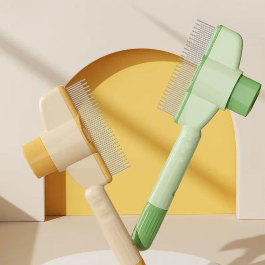 Hign Concerned Dog Comb Pet Hair Remover One Button Grooming