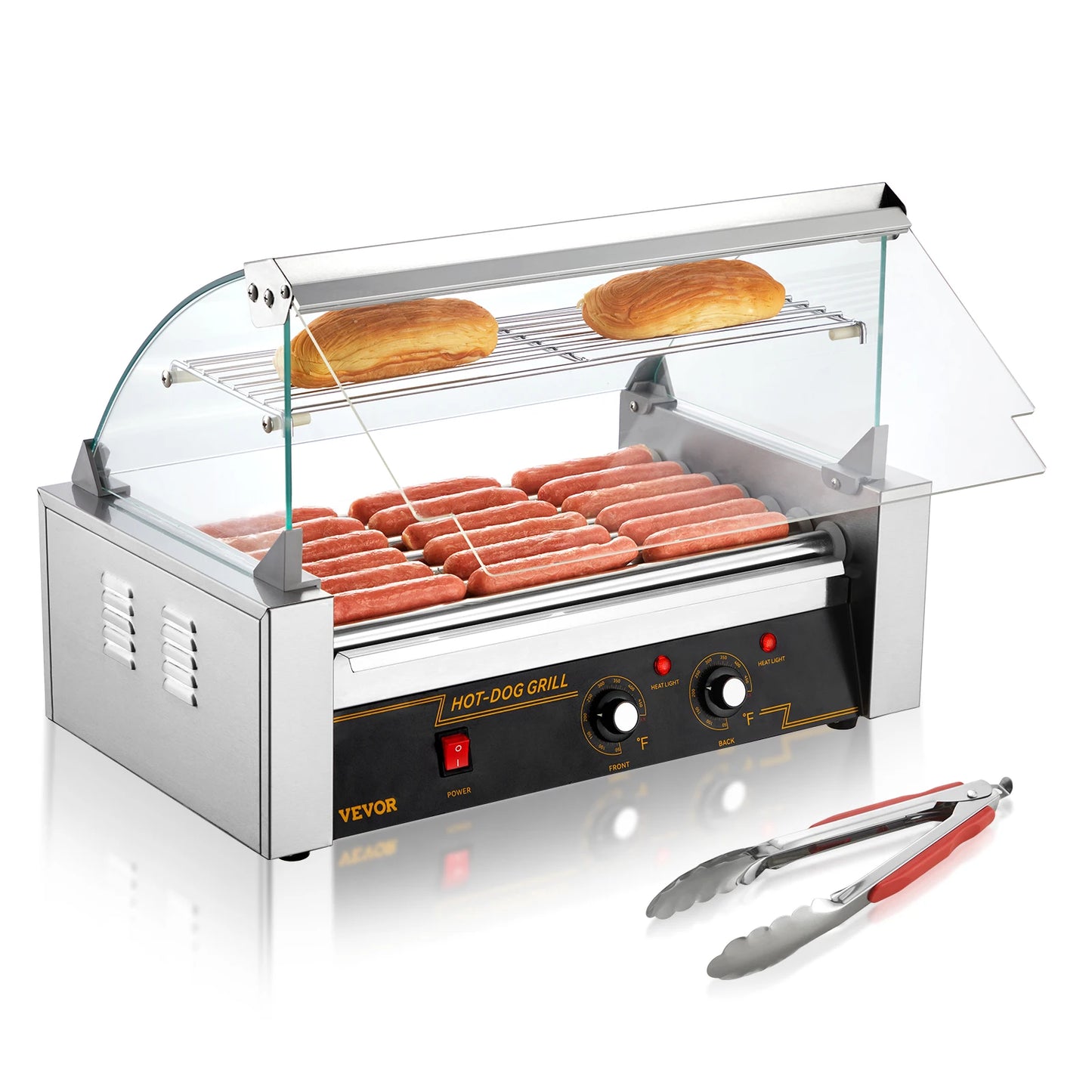 SucceBuy Hot Dog Roller Sausage Maker Barbecue Grill