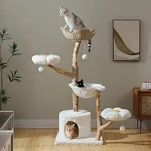 RBXCBreed Modern Cat Tree Tower With Flower Perches