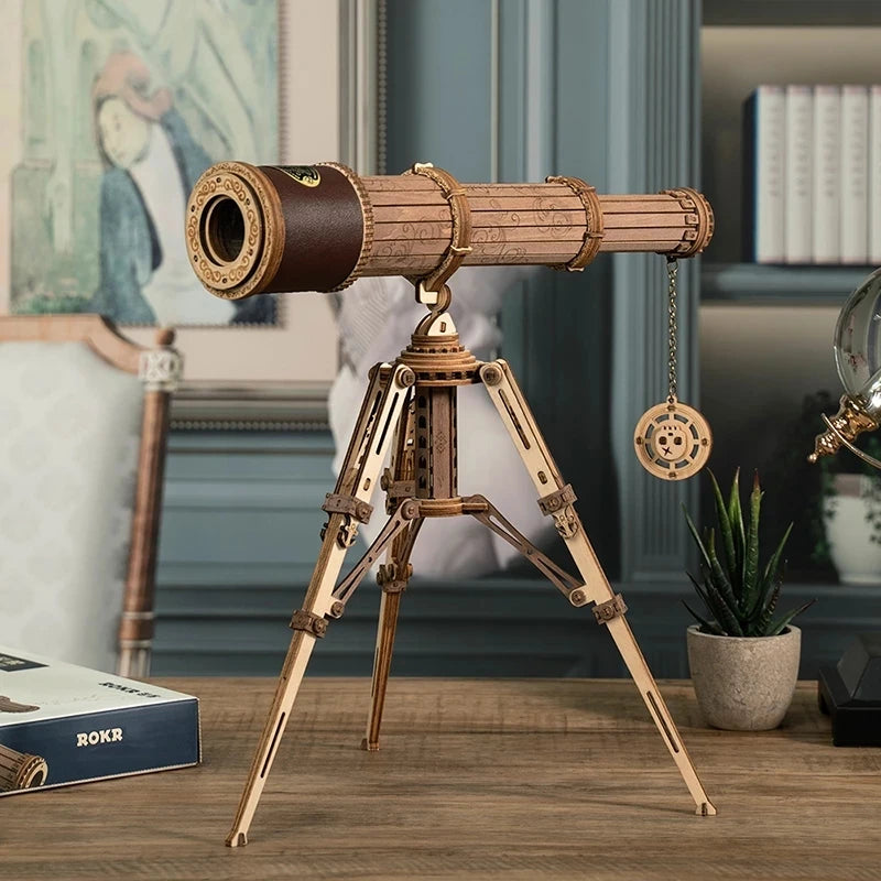 Robotime ROKR Monocular Telescope 3D Wooden Puzzle Toy