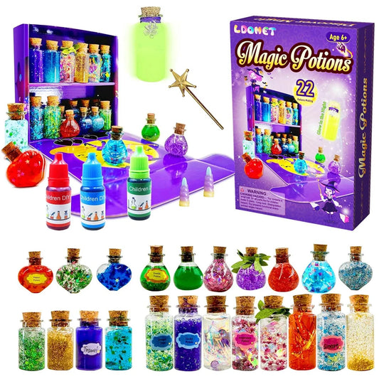 Fairy Potion Kit 22 Bottles Craft Set For Kids DIY Fun