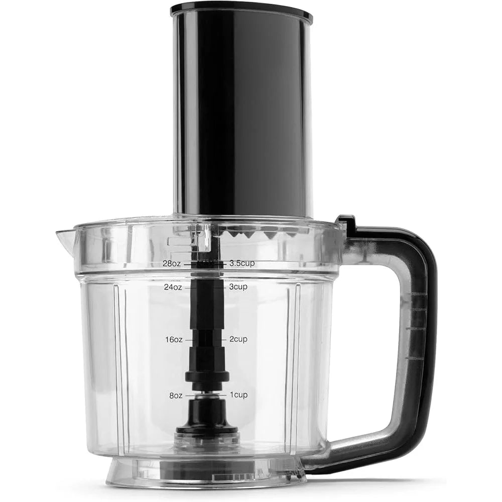 XMSJ Food Processor Bowl With Lid Feed Chute And Pusher