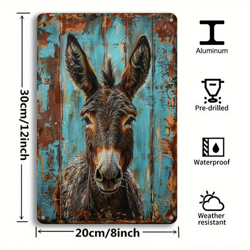 Tin Signboard 8x12 Inch Wall Decoration for Homes Kitchens Bathrooms Garages Offices and Bakeries
