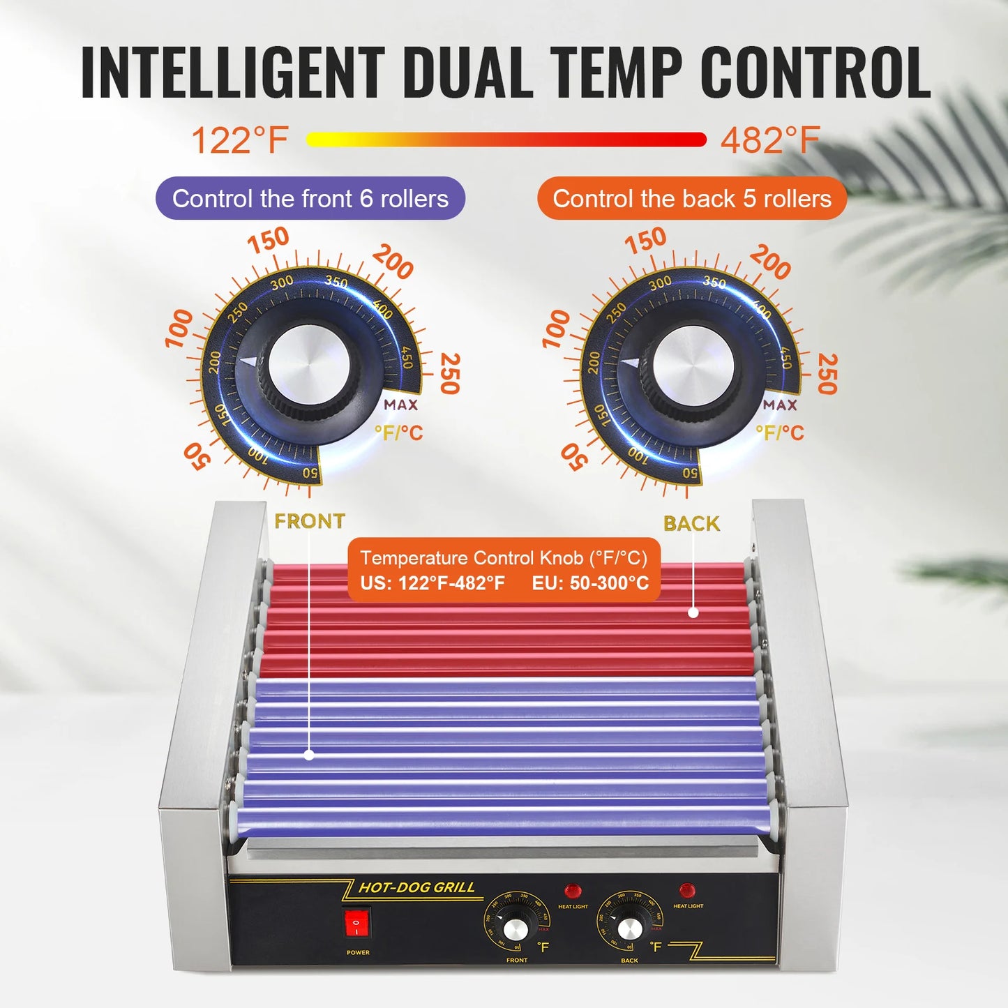 SucceBuy Hot Dog Roller Sausage Maker Barbecue Grill