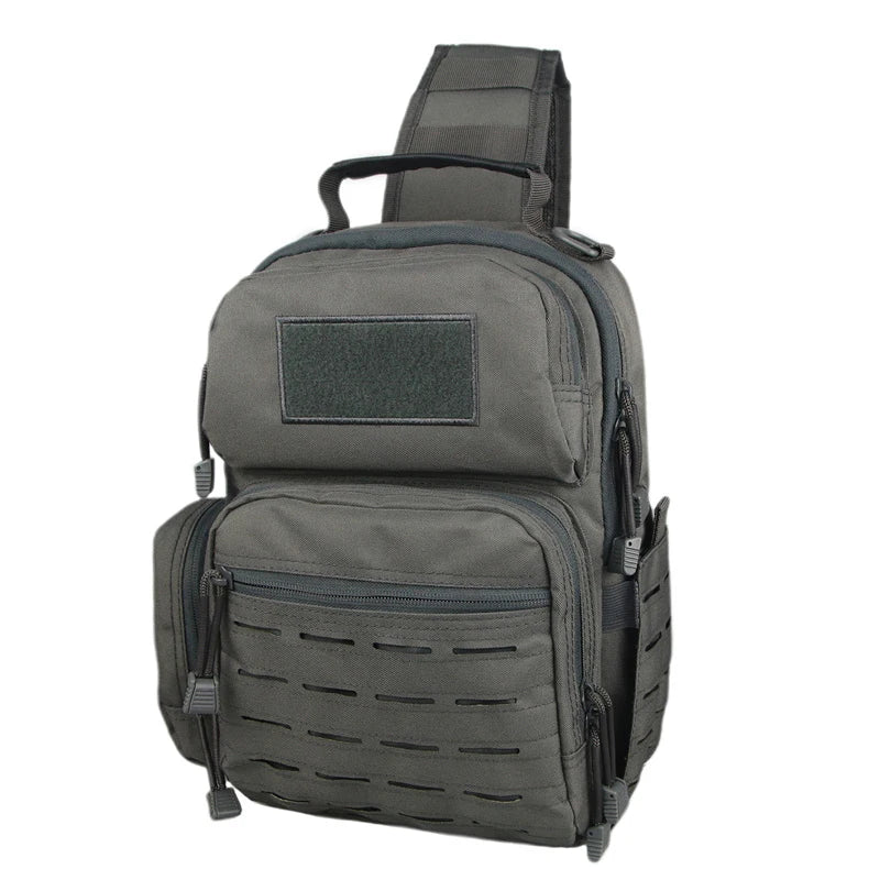 Outdoor Tactical Shoulder Bag Military Sling Bag Large Capacity Chest Pack for Hunting Camping Every Day Carry