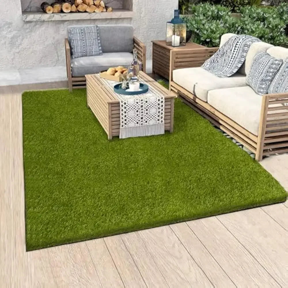 5x8 Ft Realistic Artificial Turf Grass Rug Indoor Outdoor Garden Lawn Landscape Patios Decoration