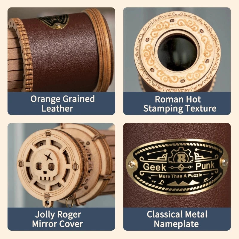 Robotime ROKR Monocular Telescope 3D Wooden Puzzle Toy