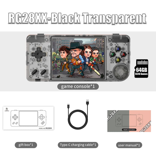 Anbernic RG28XX Handheld Game Console Linux Quad Core