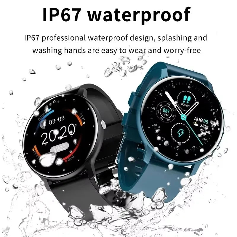 LIGE 2025 New Smart Watch for Men Full Touch Screen Sport Fitness Watch IP67 Waterproof Bluetooth Smartwatch for Android and iOS