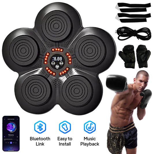 Music Boxing Trainer Wall Mounted Punching Machine 9 Speed