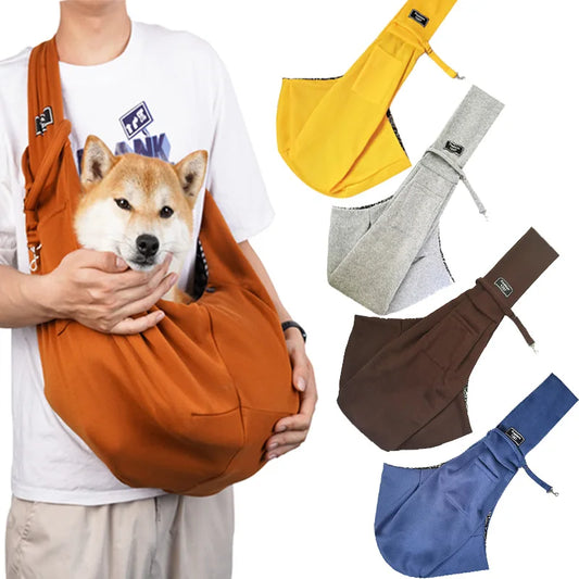 Breathable Crossbody Dog Bag Cat Carrier With Large Capacity