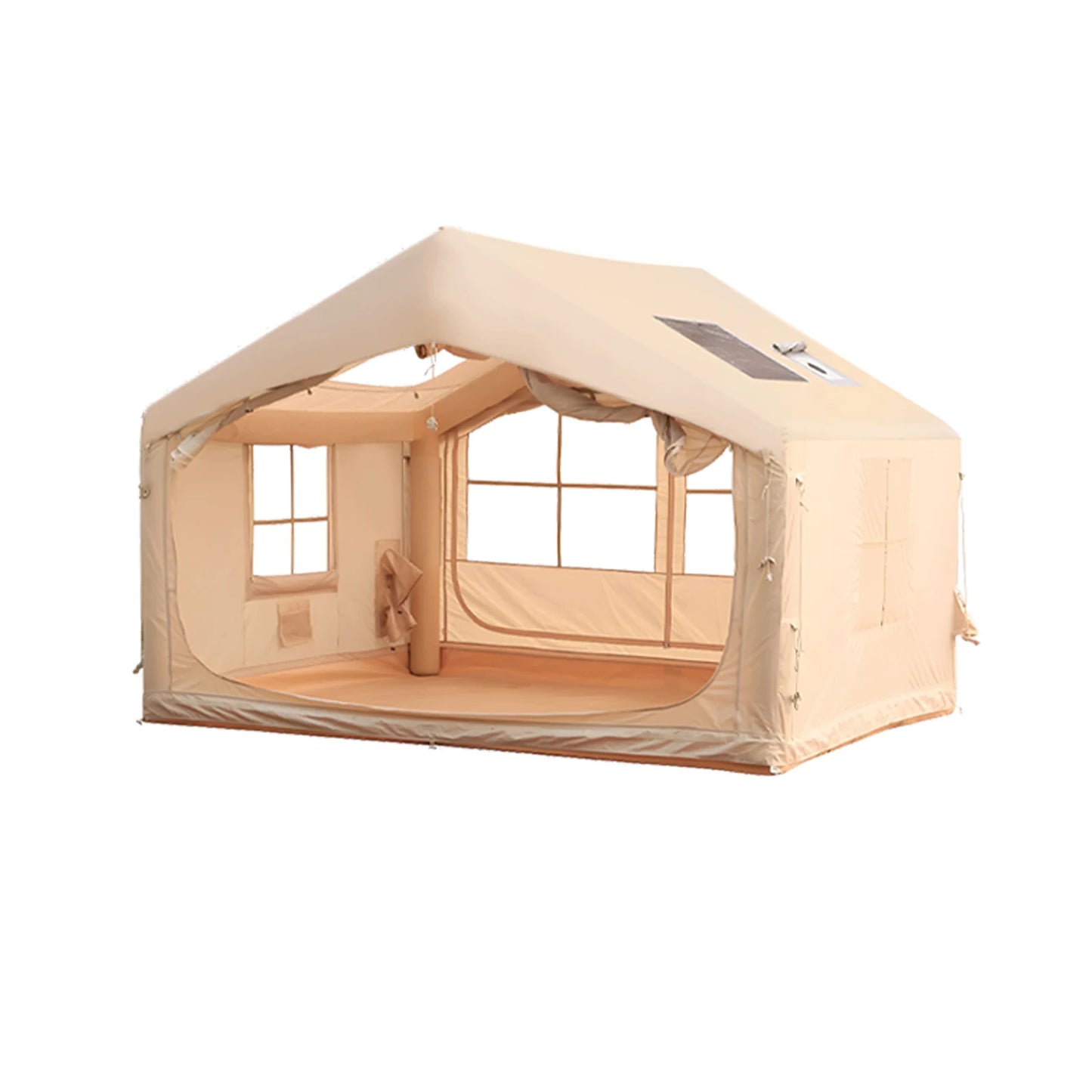 75 Square Feet Inflatable Tent with Hand Pump Thickened Waterproof Fabric Air Tent for Camping Windproof