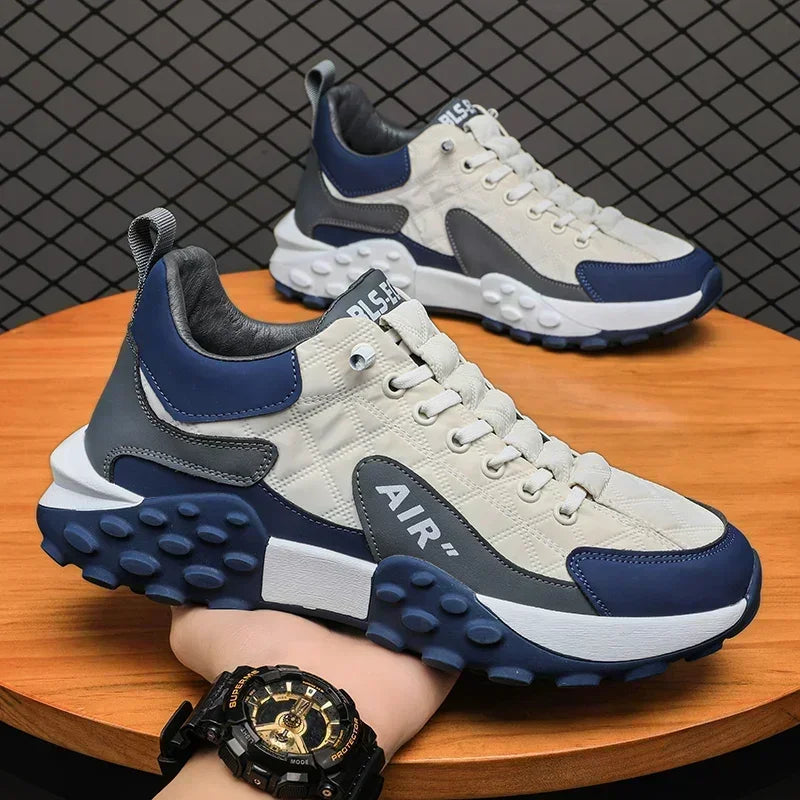 Men's Casual Platform Sneakers Breathable Walking Shoes