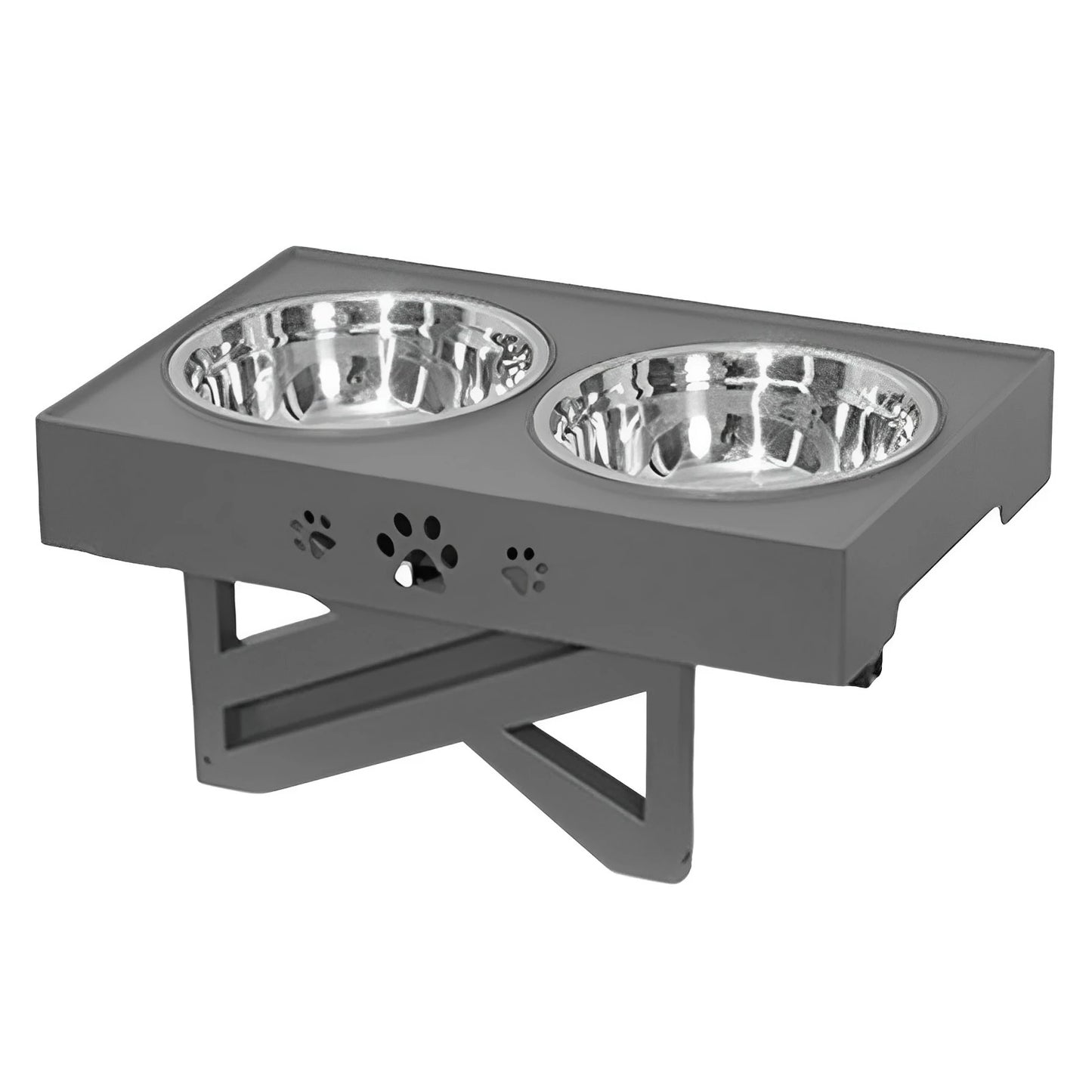XuanUS Stainless Steel Elevated Dog Bowl Promotes Digestion