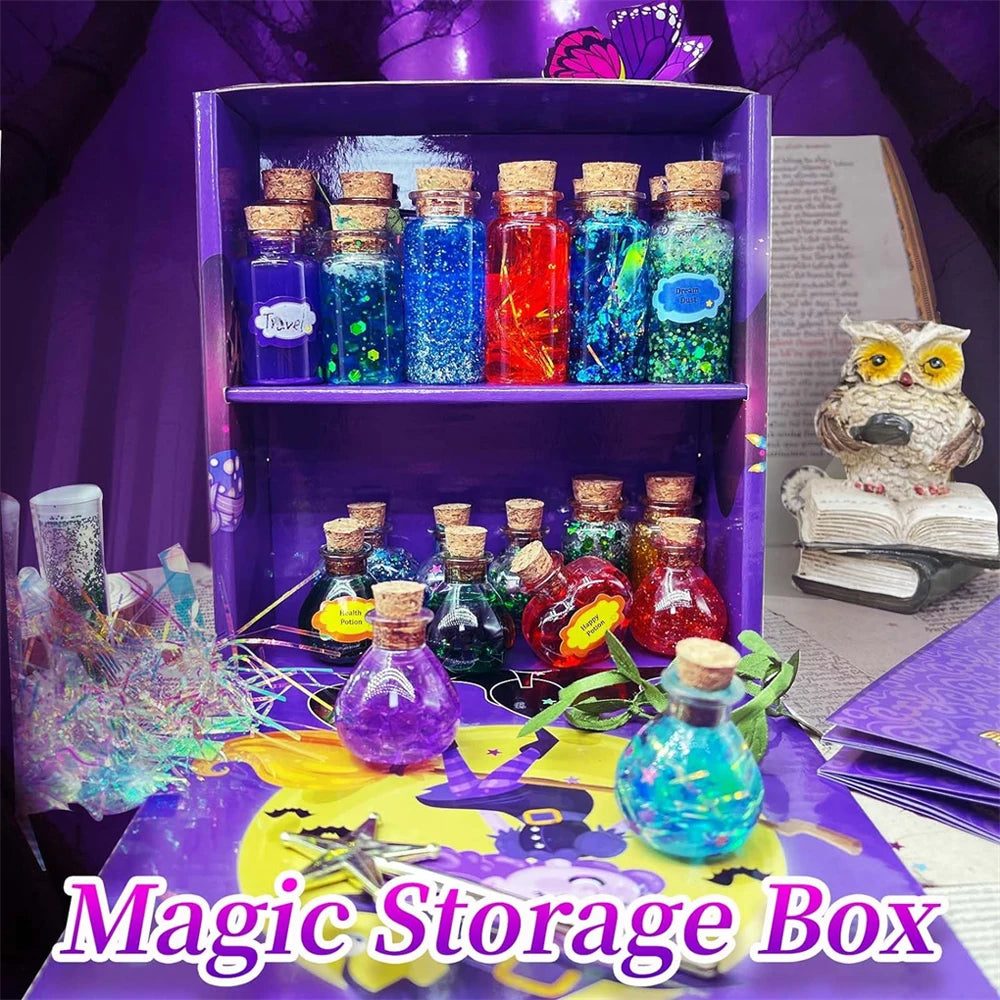 Fairy Potion Kit 22 Bottles Craft Set For Kids DIY Fun