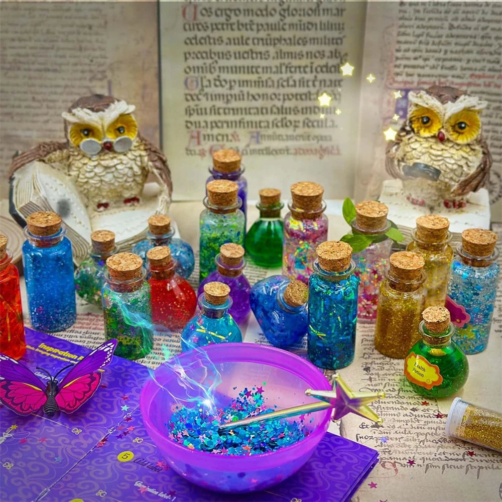 Fairy Potion Kit 22 Bottles Craft Set For Kids DIY Fun