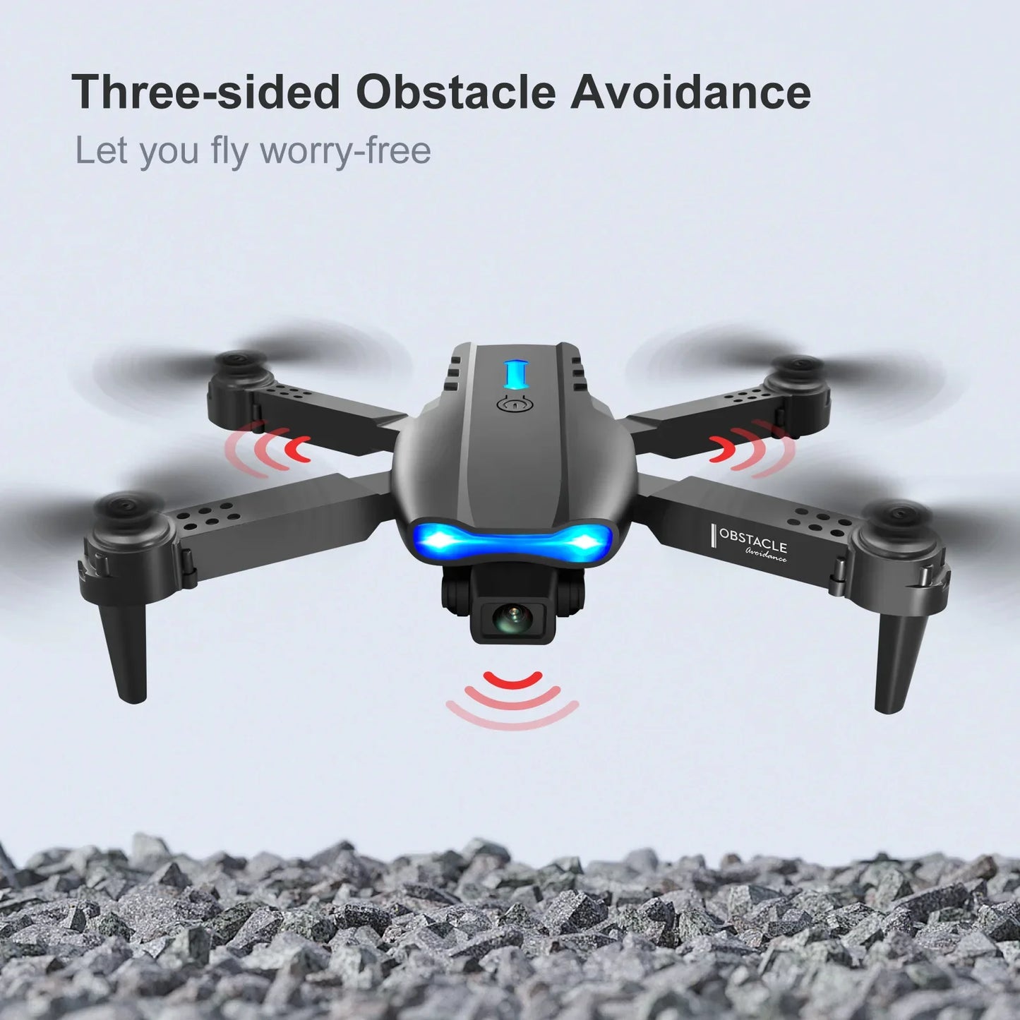 E99 E88 4K Professional RC Drone with Wide HD Camera and WIFI FPV Real Time Transmission One Key Start Ideal Gift Toy for Adults and Kids