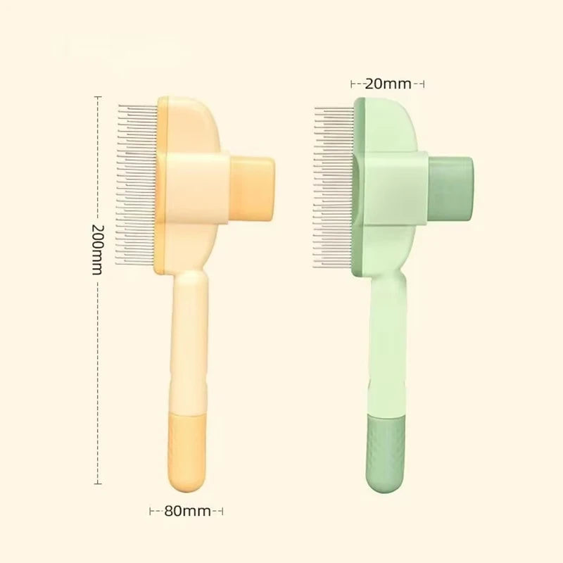 Hign Concerned Dog Comb Pet Hair Remover One Button Grooming