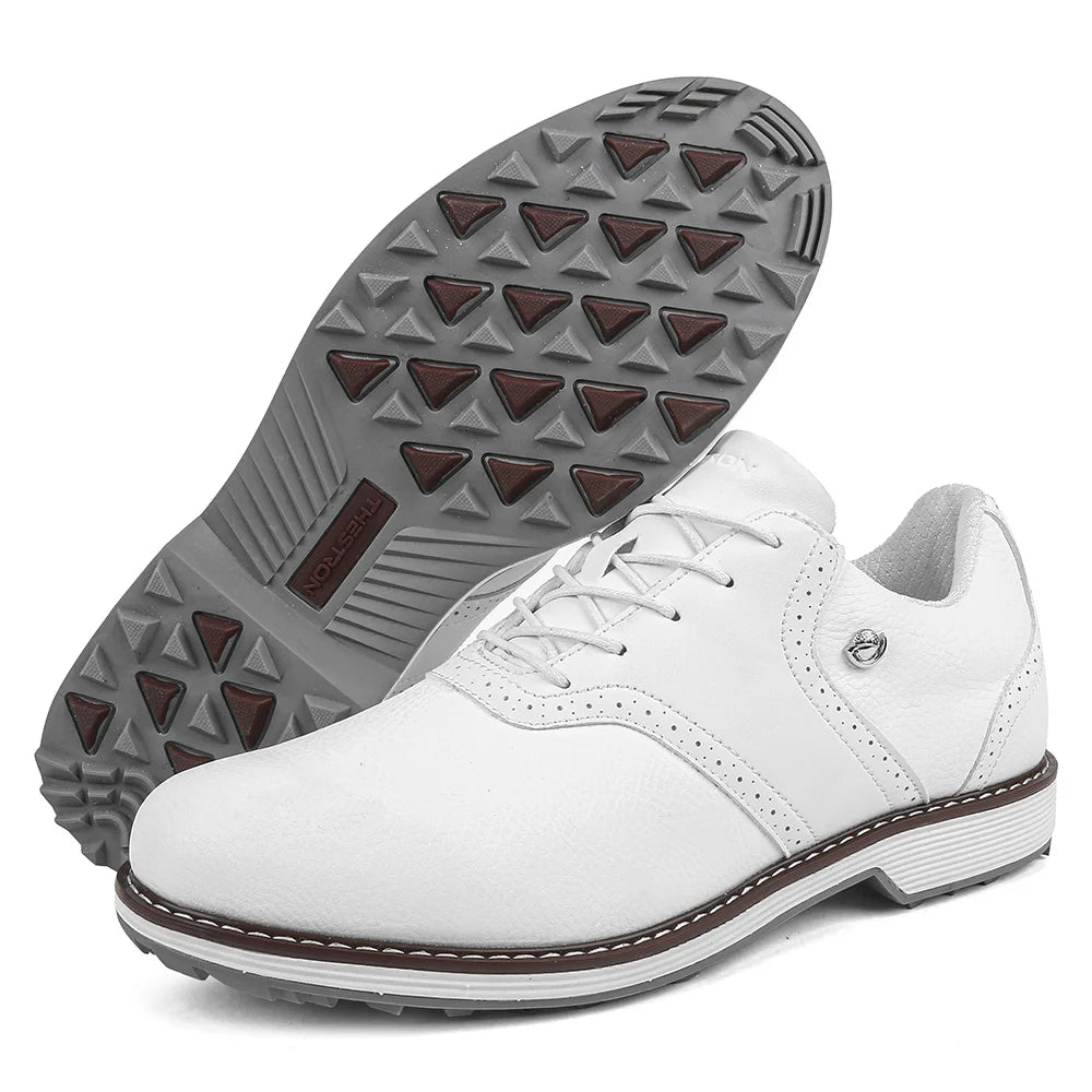 Lenox Classic Golf Shoes Men Professional Outdoor Footwear