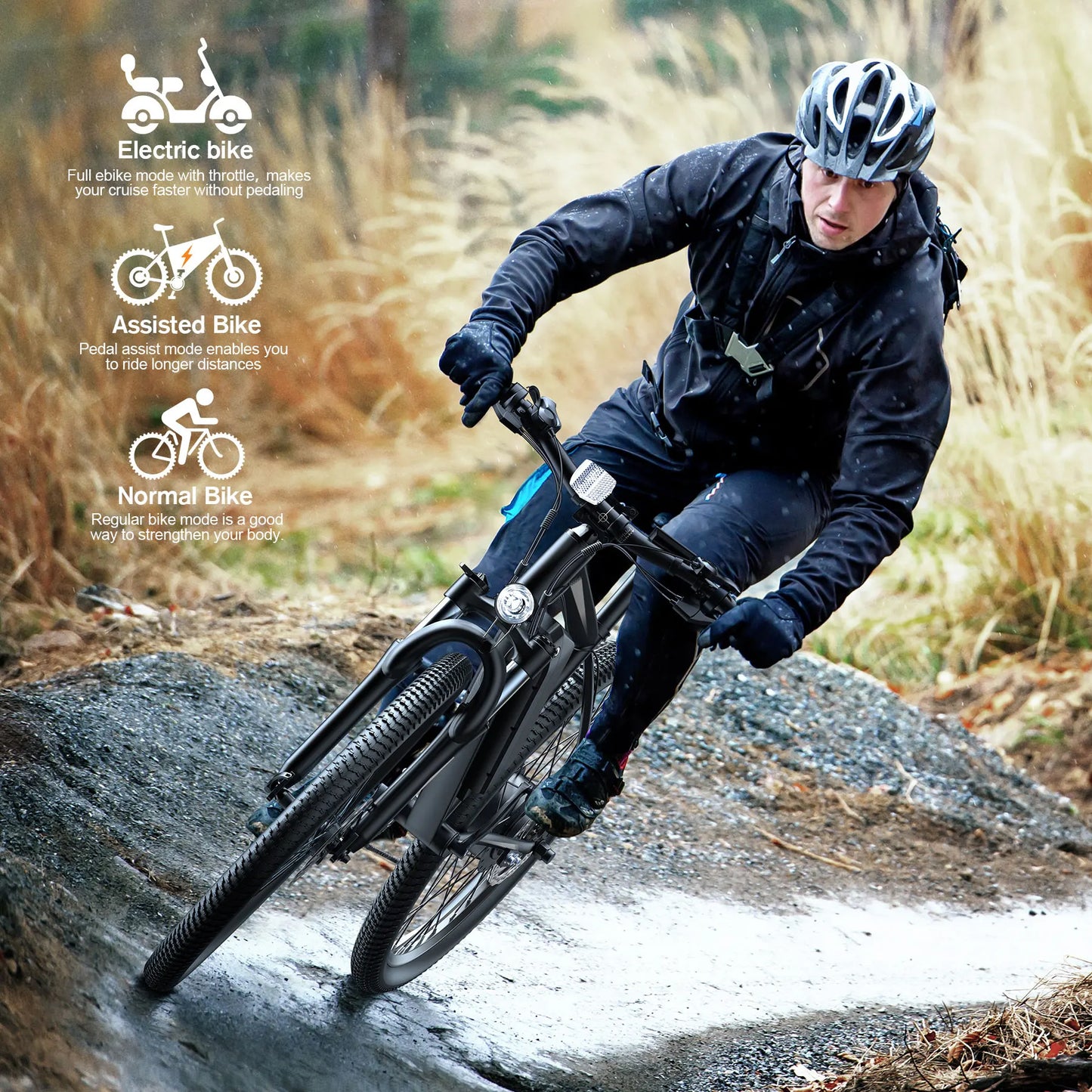 Vivi Mountain Bike 350W Motor 36V Removable Battery