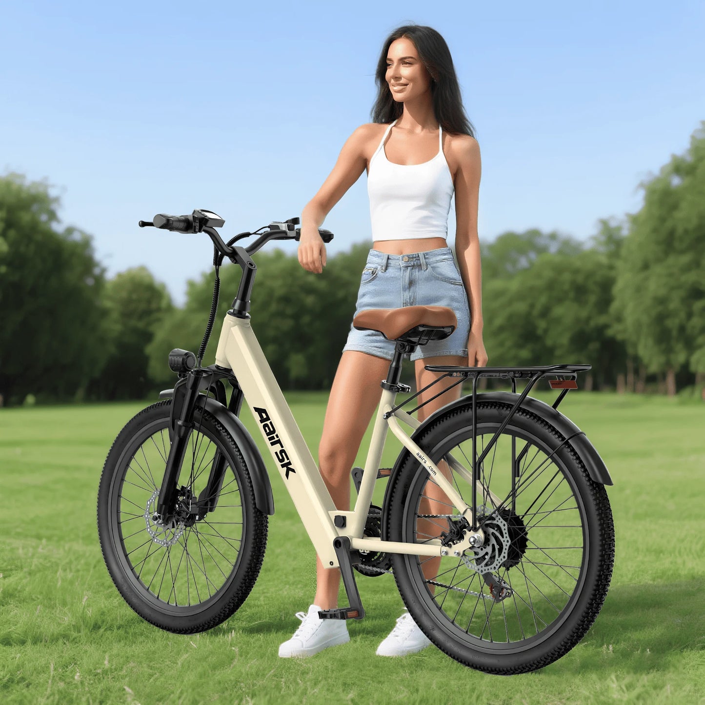 Max Speed Electric Mountain Bike 468Wh Battery 7 Speed