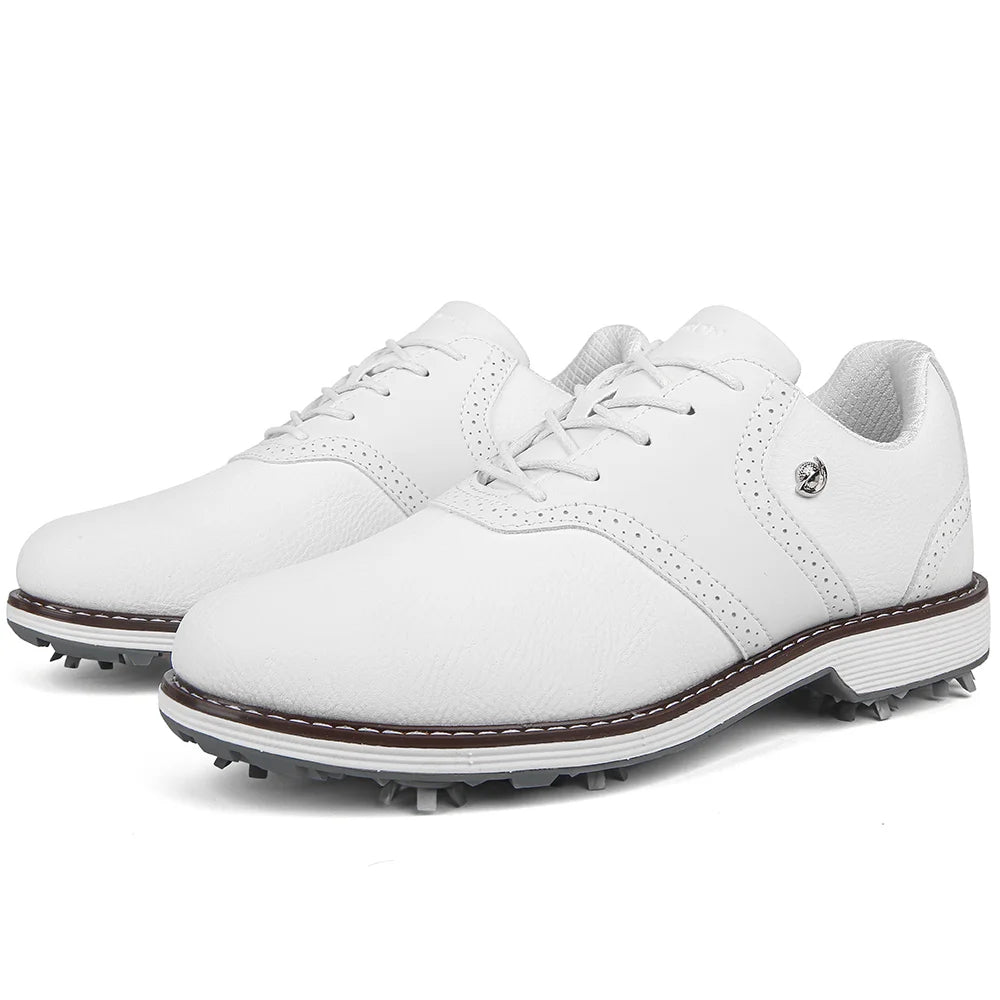 Lenox Men Golf Shoes Spikes Sneakers For Golfers Premium
