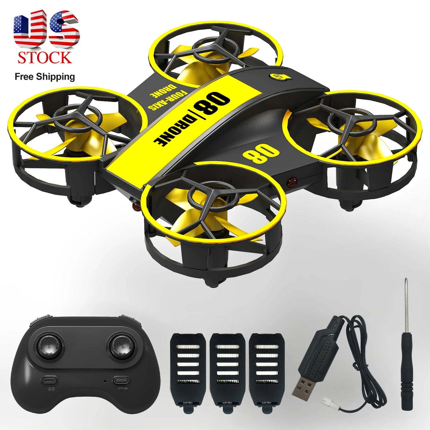 Happy Life Goods 25 Mini Drone For Kids RC Quadcopter