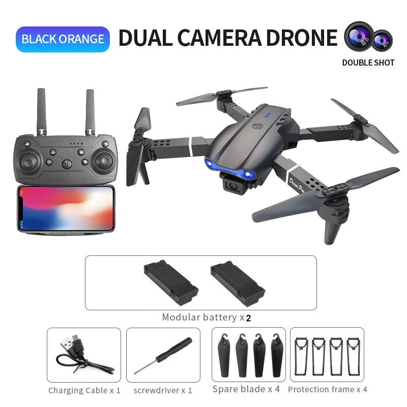 E99 Pro Drone Four Axis Remote Control Photography Drone with Height Fix Helicopter Toy